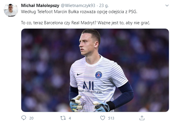 Bułka rozważa odejście z PSG!?